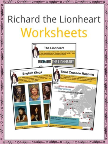 Richard the Lionheart Worksheets