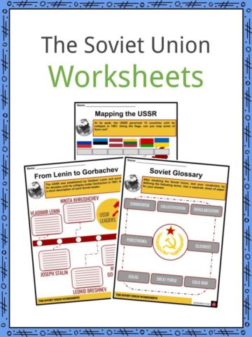 The Soviet Union Worksheets