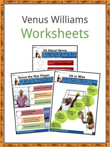 Venus Williams Worksheets