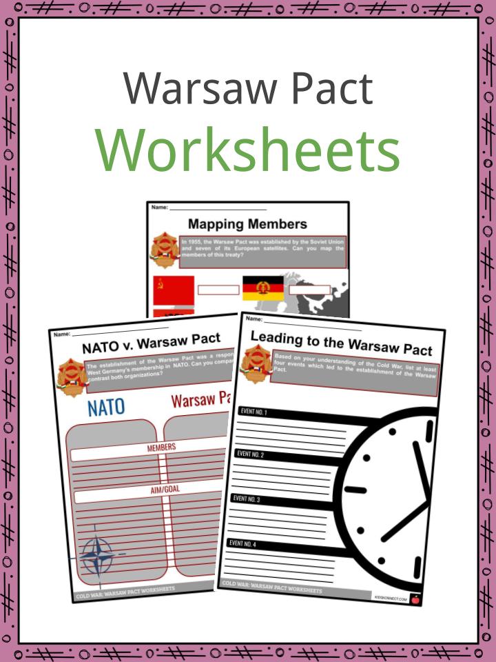 Warsaw Pact Worksheets