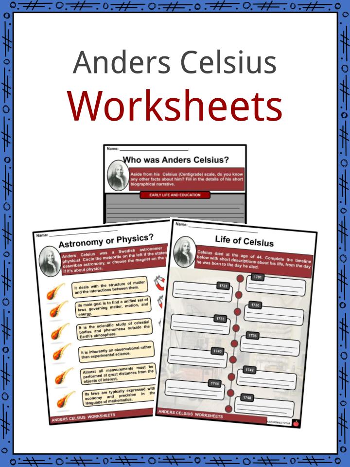 Anders Celsius Worksheets