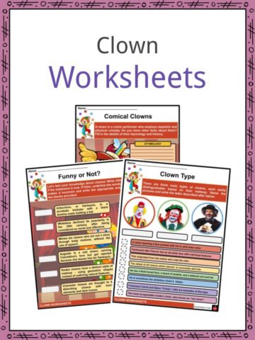Clown Worksheets