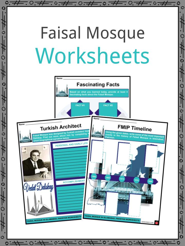Faisal Mosque Worksheets