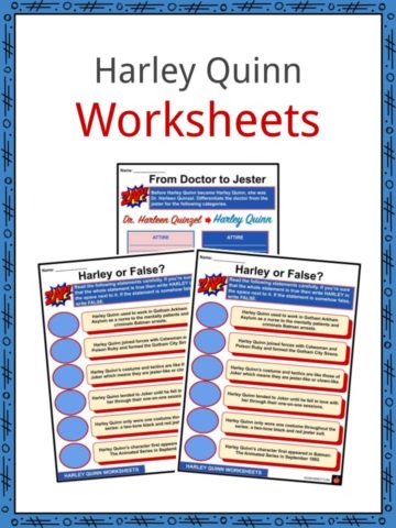 Harley Quinn Worksheets