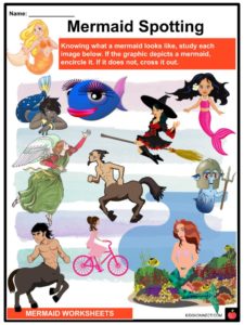 Mermaid Facts, Worksheets & Origins For Kids