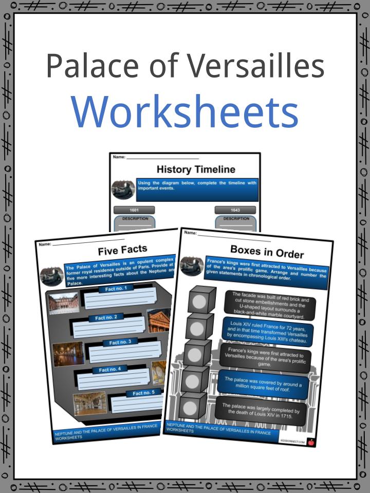 Palace of Versailles Worksheets