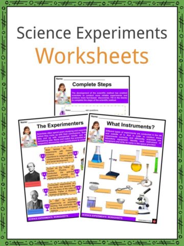 Science Experiments Worksheets