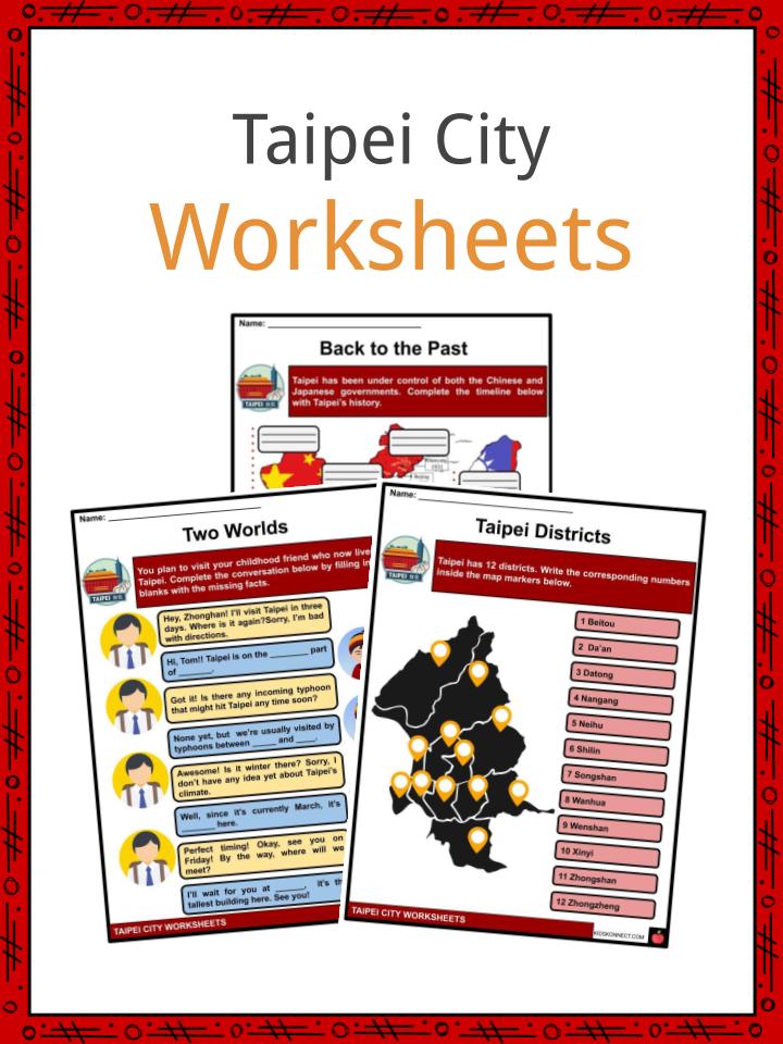 Taipei Worksheets