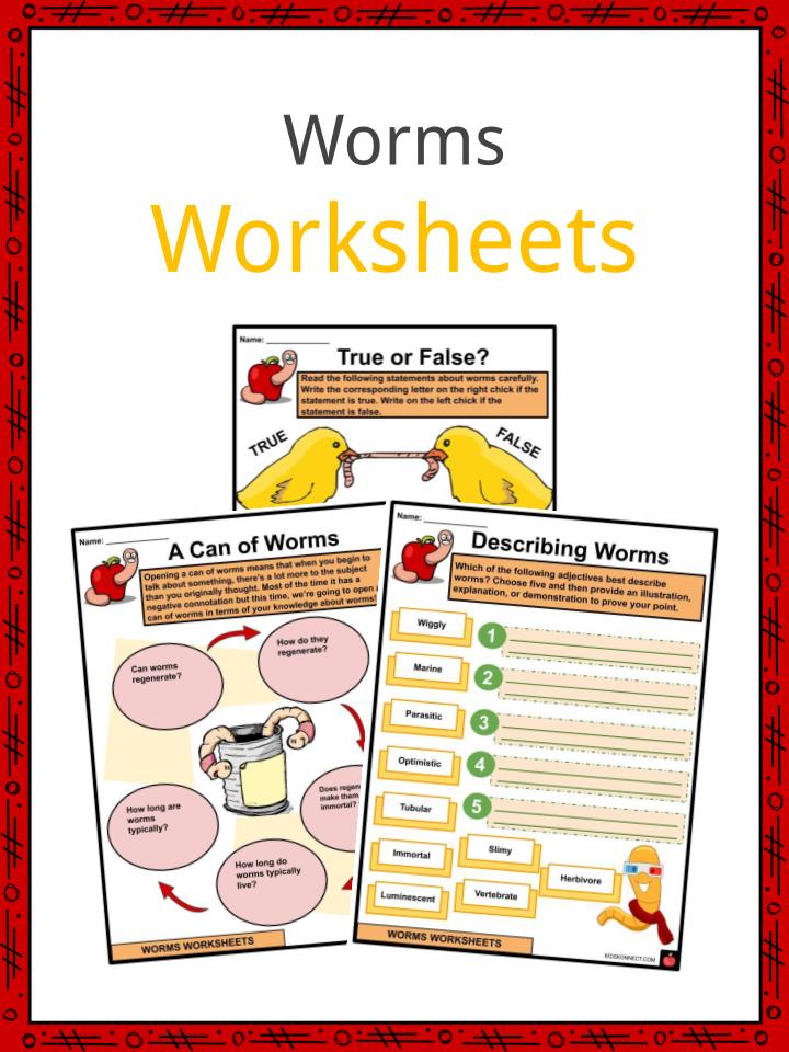 Worms Worksheets