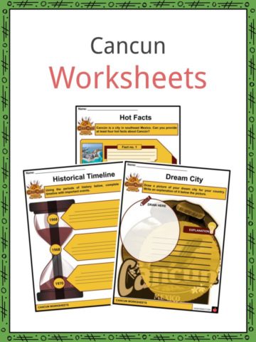 Cancún Worksheets