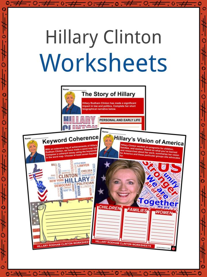 Hillary Clinton Worksheets