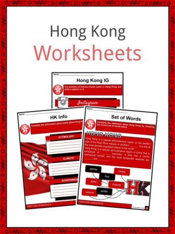 Hong Kong Worksheets