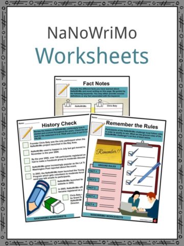 NaNoWriMo Worksheets