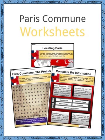 Paris Commune Worksheets