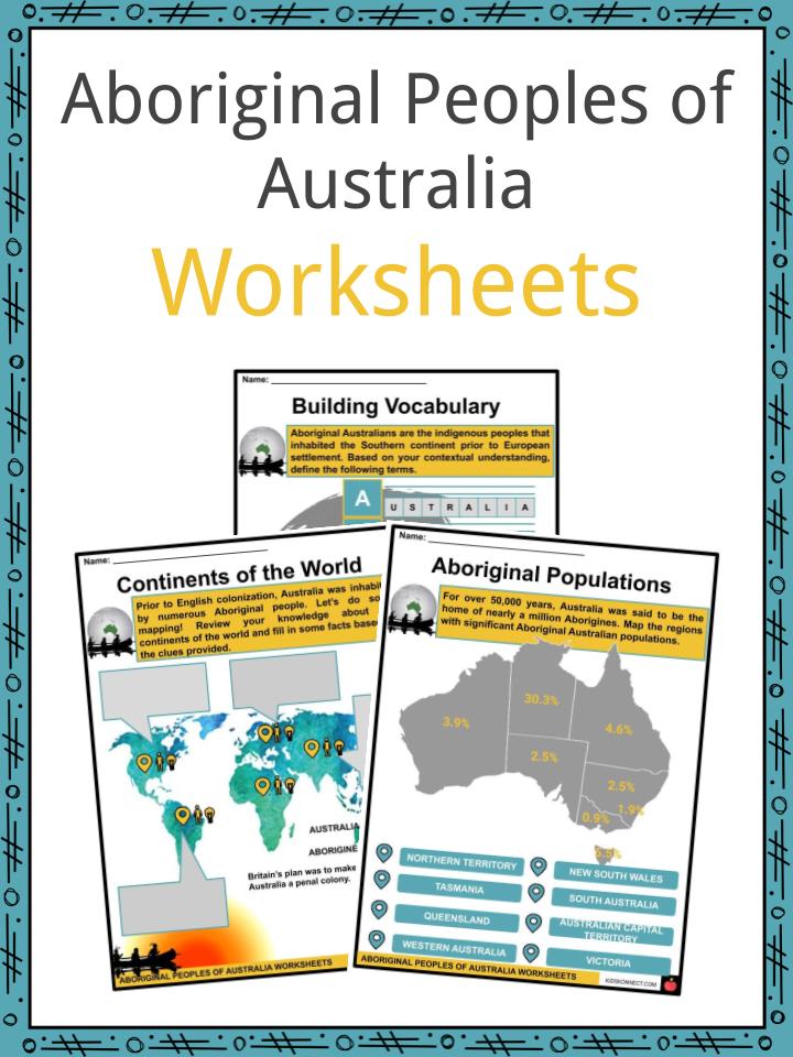 Aboriginal Peoples Australia Facts & Worksheets For Kids