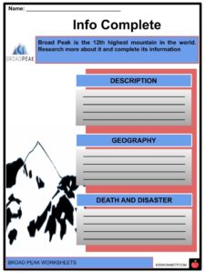 Broad Peak Mountain Information