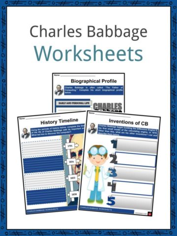 Charles Babbage Worksheets