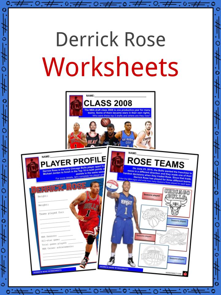 Derrick Rose Worksheets
