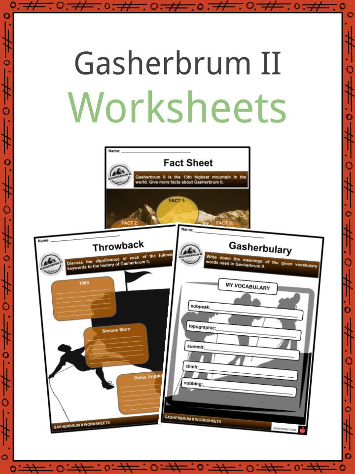 Gasherbrum II Worksheets