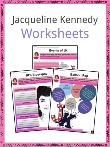 Jacqueline Kennedy Worksheets