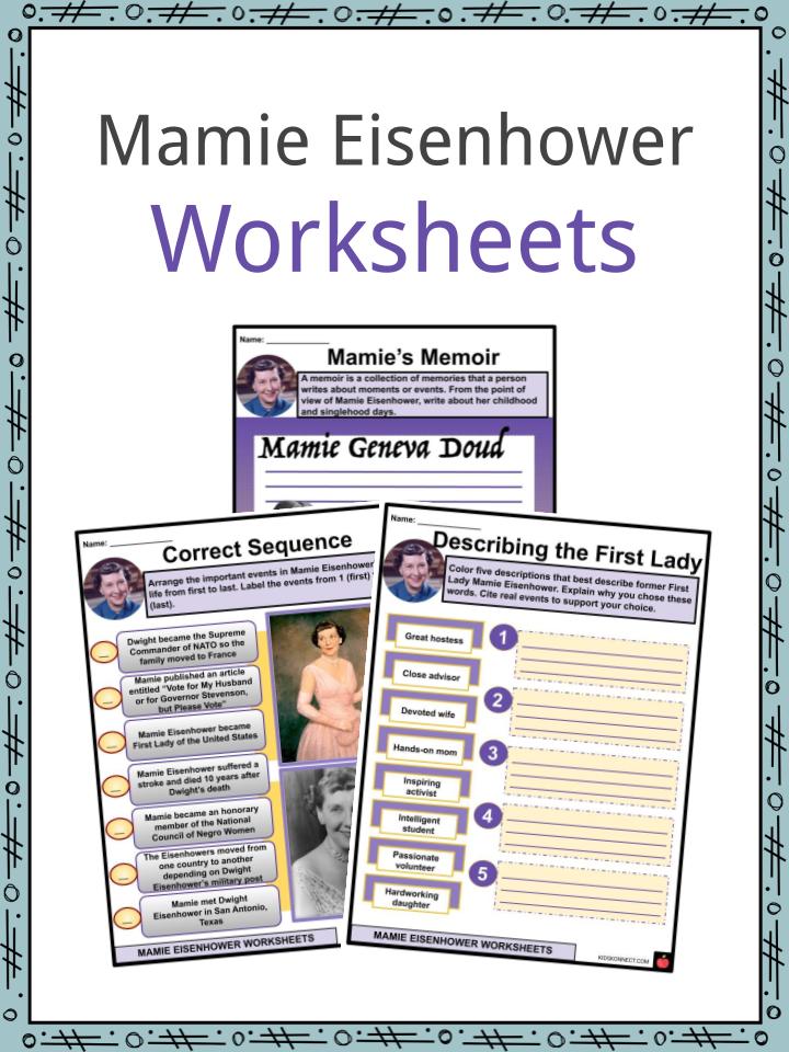 Mamie Eisenhower Worksheets
