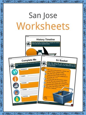 San Jose Worksheets