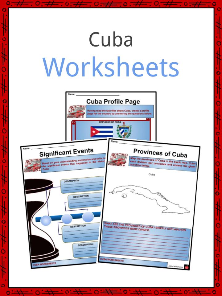 Cuba Worksheets