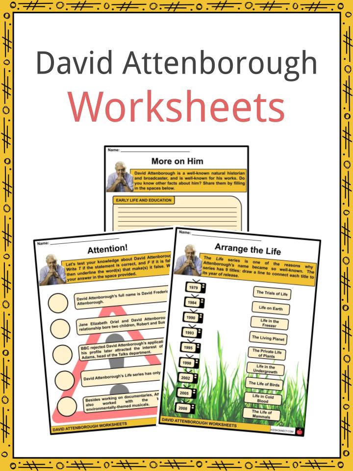 David Attenborough Facts, Worksheets & Early Life For Kids