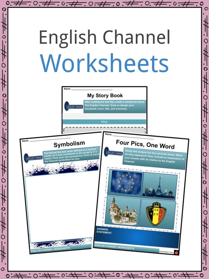 English Channel Worksheets