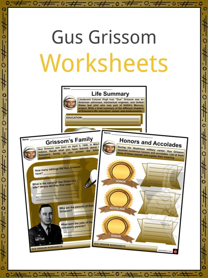 Gus Grissom Facts, Worksheets, Biography & NASA For Kids