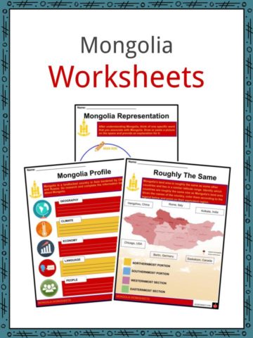 Mongolia Worksheets