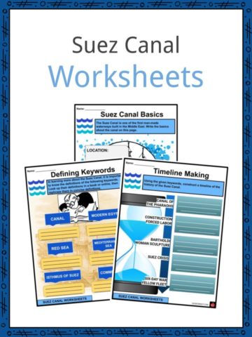 Suez Canal Worksheets
