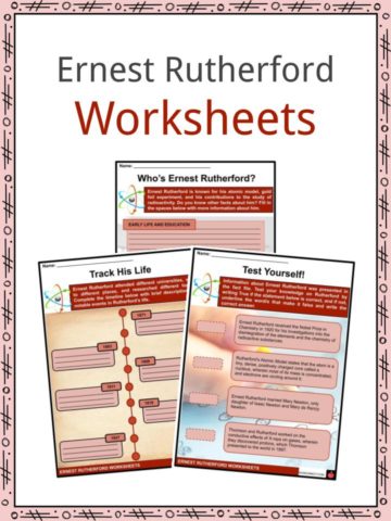 Ernest Rutherford Worksheets