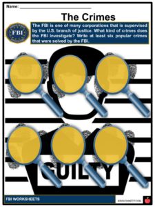 FBI Facts, Worksheets, Description &amp; History For Kids