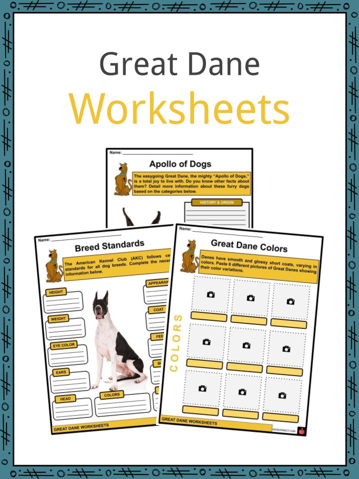 Great Dane Worksheets