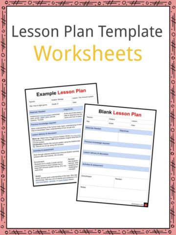Lesson Plan Template Worksheets