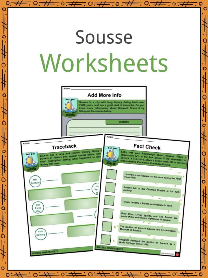 Sousse Worksheets