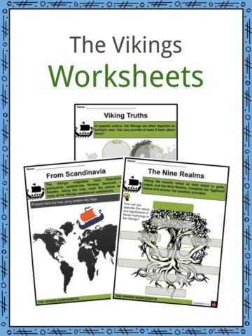 The Vikings Worksheets
