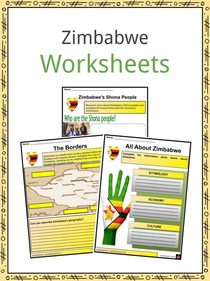 Zimbabwe Worksheets