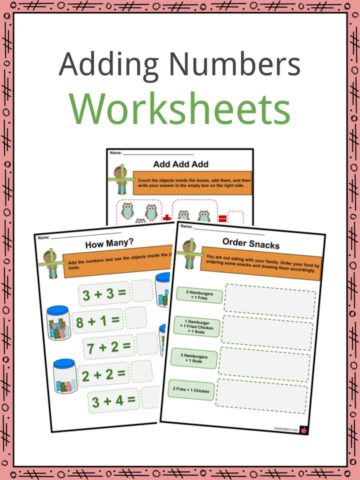 Adding Numbers Worksheets