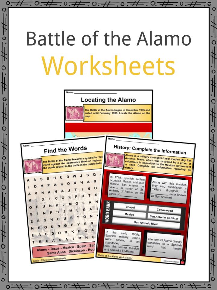 battle-of-the-alamo-facts-worksheets-history-for-kids