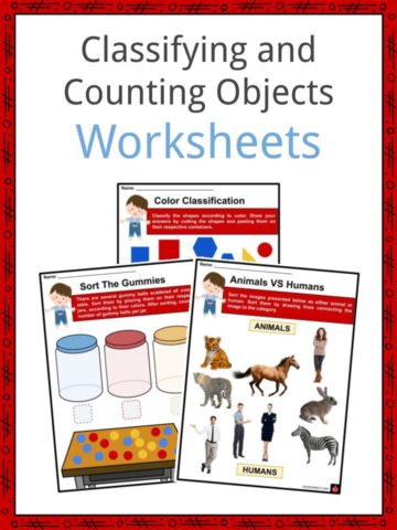 Classifying and Counting Objects Worksheets