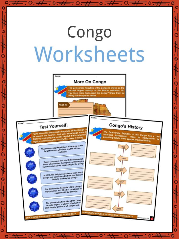 Congo Worksheets