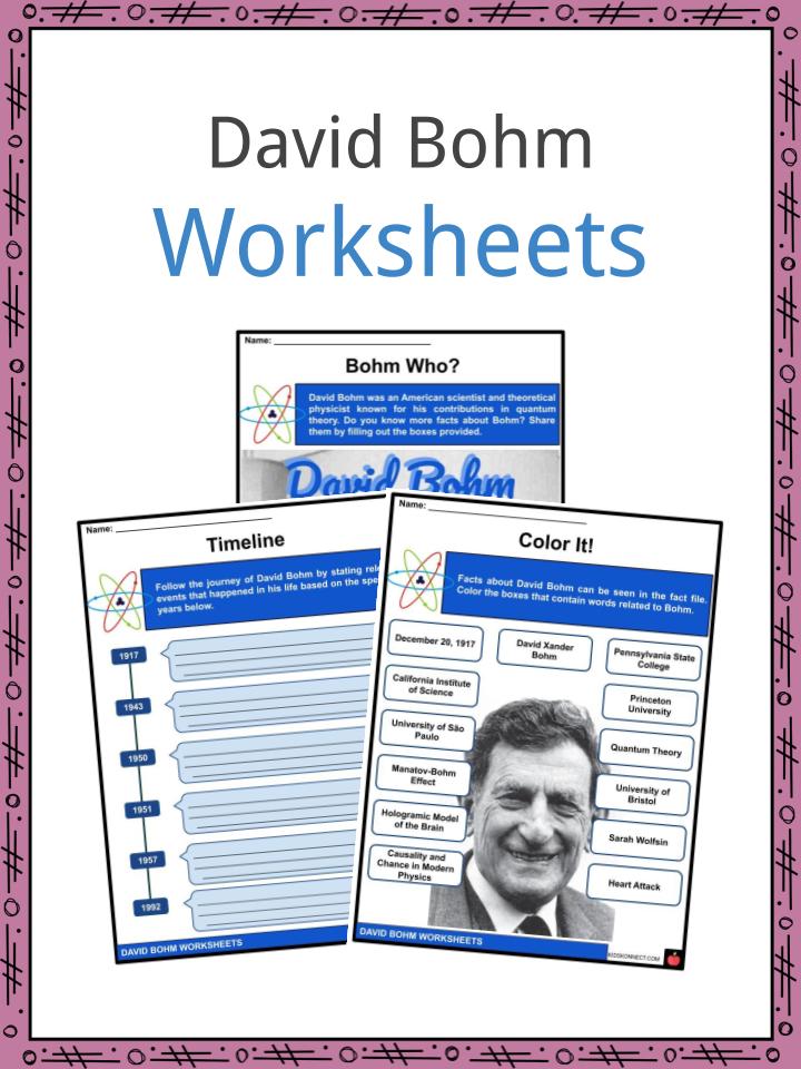 David Bohm Worksheets