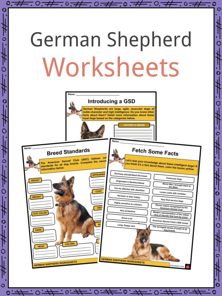 German Shepherd Worksheets
