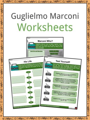 Guglielmo Marconi Worksheets