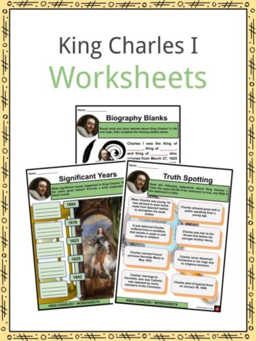King Charles I Worksheets