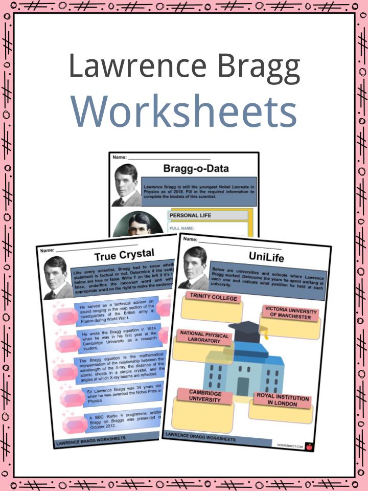 Lawrence Bragg Worksheets