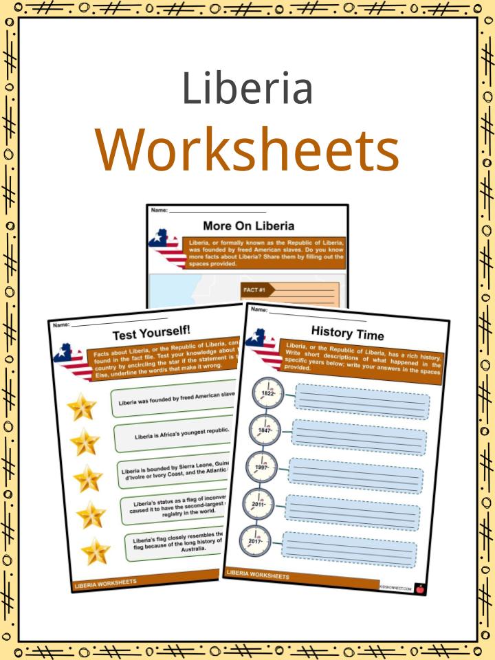 Liberia Worksheets
