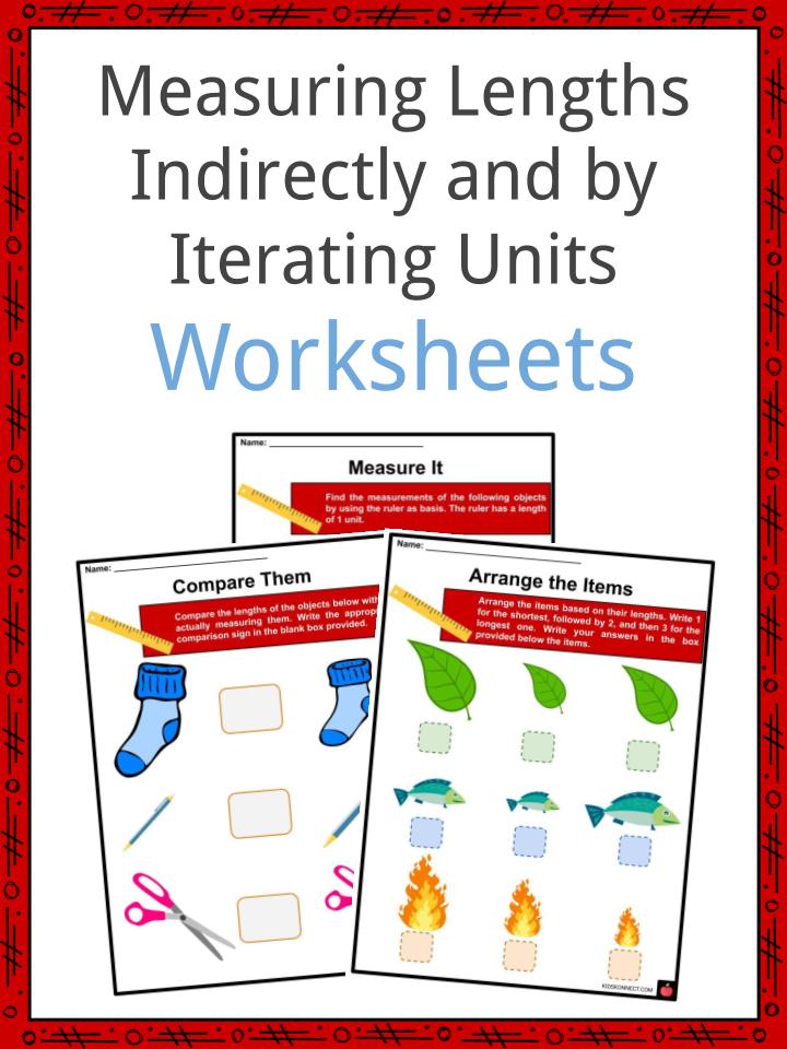 measuring lengths indirectly and by iterating units facts worksheets